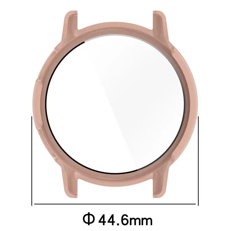 Tempered Glass Case For Garmin Vivoactive 5 Smart Watch Case Screen Protector For Garmin Vivoactive5 Cover Shell Accessories