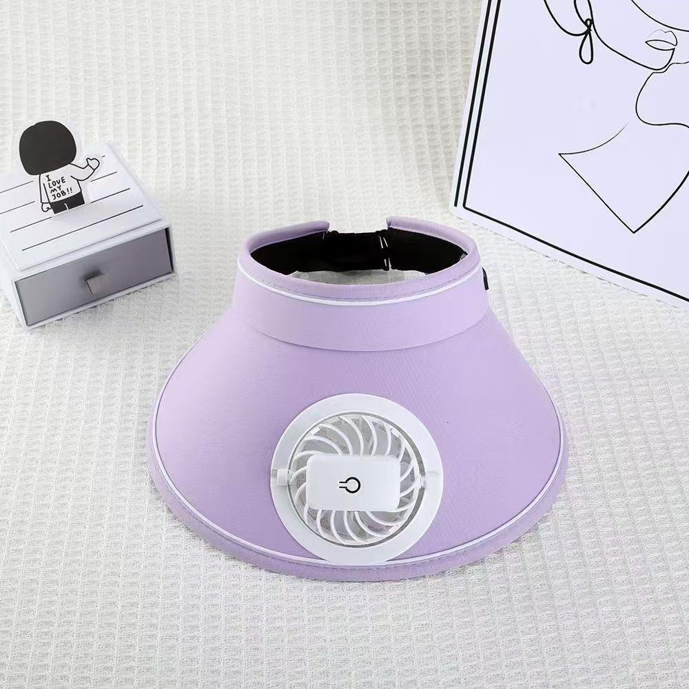 USB Charging Fan Solar Powered Fan Hat Large Brim Sun Protection Hat Wide Brim Sun Hat Outdoor