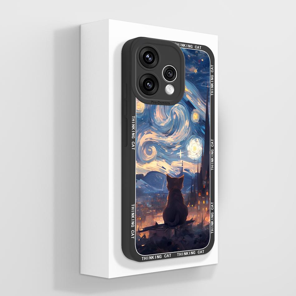 Case For Oppo Reno 15 Pro Mini 15F 15C 5G Lovely Cartoon Patterns Phone Cover For Oppo Reno15 Soft Smooth Liquid Silicone Bumper