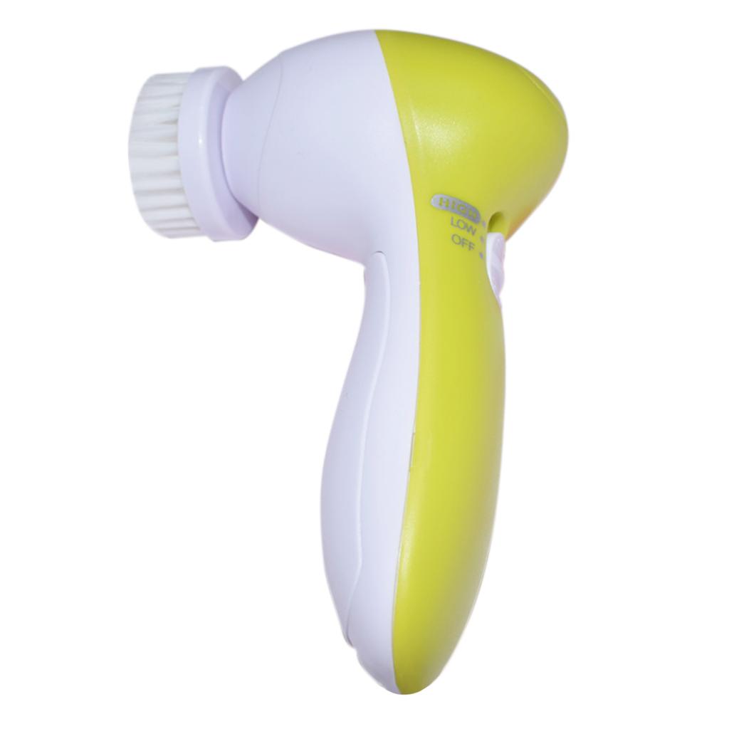 Электрическая щетка для лица 5 в 1, щетка для очищения лица, устройство для мытья лица, портативный очиститель для лица