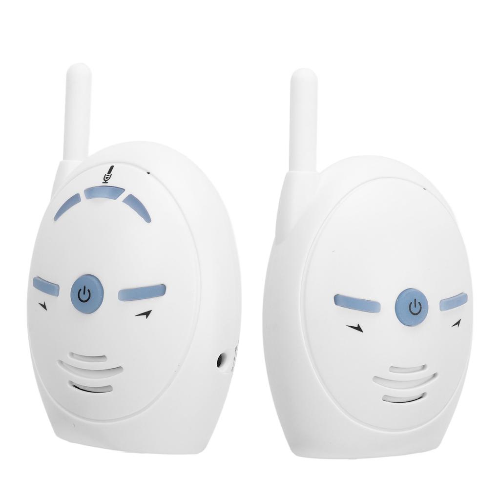 Digital Kids Monitor with Night Light Lullaby 2 Way Talk 2.4GHz Wireless Transmission Sound Kids Monitor 100‑240V EU Plug