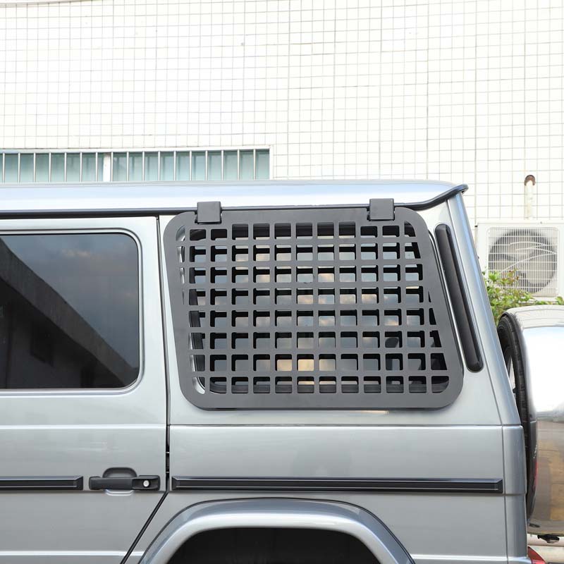 Для Mercedes Benz G-Class W463 2004-2018 Алюминиевый сплав Автомобильный Держатель для сумки-органайзера на заднее боковое окно Автомобильные аксессуары для экстерьера