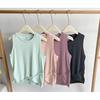Spring and Summer New Arrival Loose Soft and Smooth Comfortable Beauty Back Sleeveless Sports Running Gym Yoga Vest Blouse