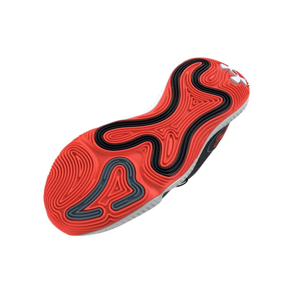 Under Armour Spawn 5 Black Red Unisex Sneakers Gravel 3026285-001