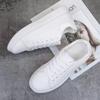 2025 новые корейские универсальные маленькие белые туфли для студенток корейская версия женской повседневной обуви на толстой подошве с увеличением роста Интернет ce