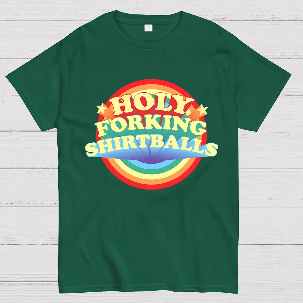 The Good Shirt Holy Forking Shirtballs Cotton Summer Casual Cool Loose T-Shirt