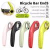 1Pair Anti Slip Bicycle Handlebar Vice Handle Auxiliary Mountain Cow Horn Handle