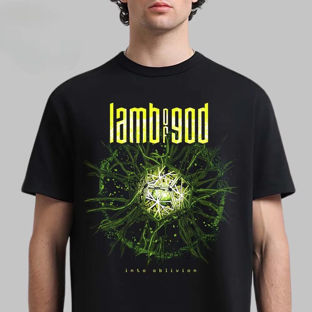 Lamb Of God North America 2026 Tour Graphic Tee Featuring Cabin Art Heavy Metal Streetwear Casual Unisex Top