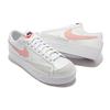 Nike Блейзер на низкой платформе, белые, розовые, глазурные женские кроссовки Summit-White Black DJ0292-103