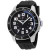 Men's 1791072 Black Silicone Analog Quartz Watch