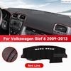 Для Volkswagen GOLF 6 2009-2013 Коврик-чехол на приборную панель автомобиля Защита от солнца Коврик от света Ковер на приборы Аксессуары для защиты