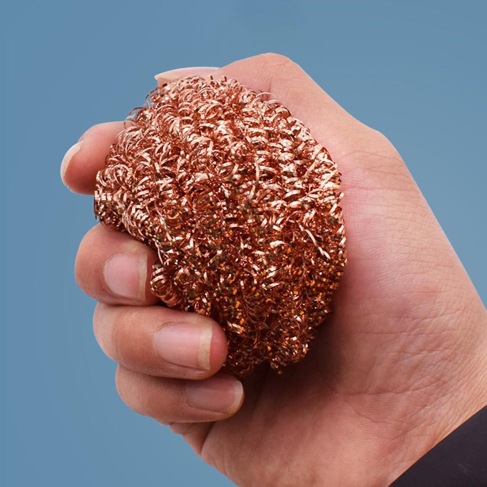 Шарик из медной проволоки Медный стальной шарик Шарик для чистки медной проволоки Быстро удаляет