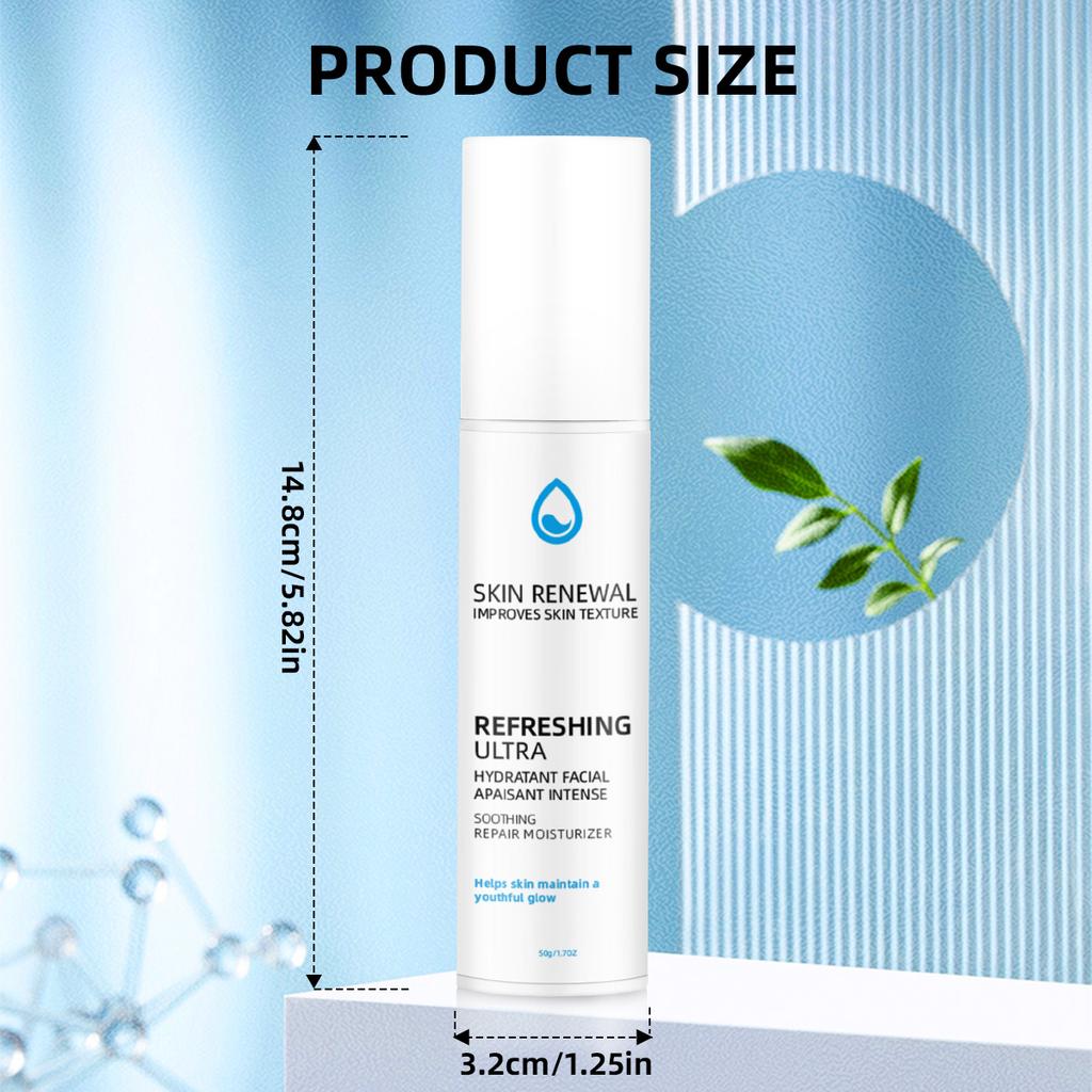 Refreshing Face Moisturizer 50g – Ultra-Soothing Repair for Sensitive Skin