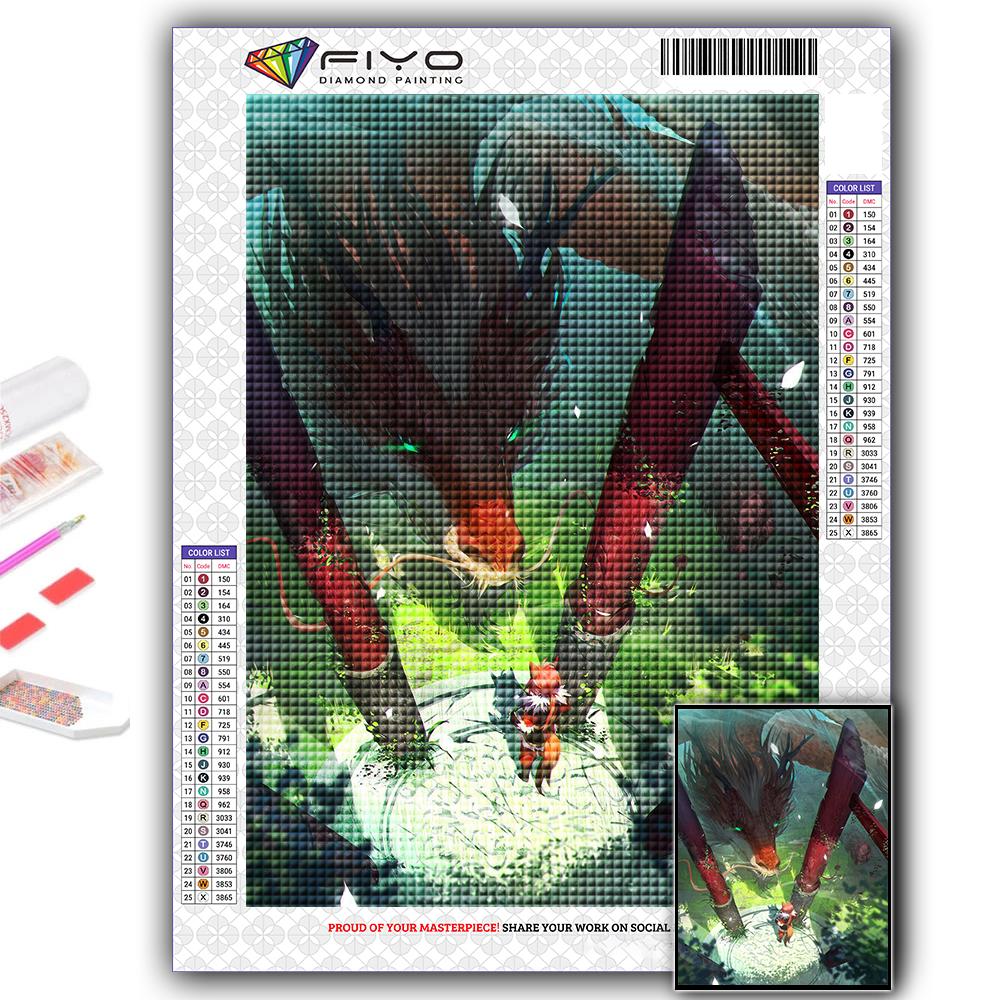 5D DIY Алмазная картина Китайский дракон Вышивка крестиком Алмазная художественная вышивка Мозаика Домашний деко