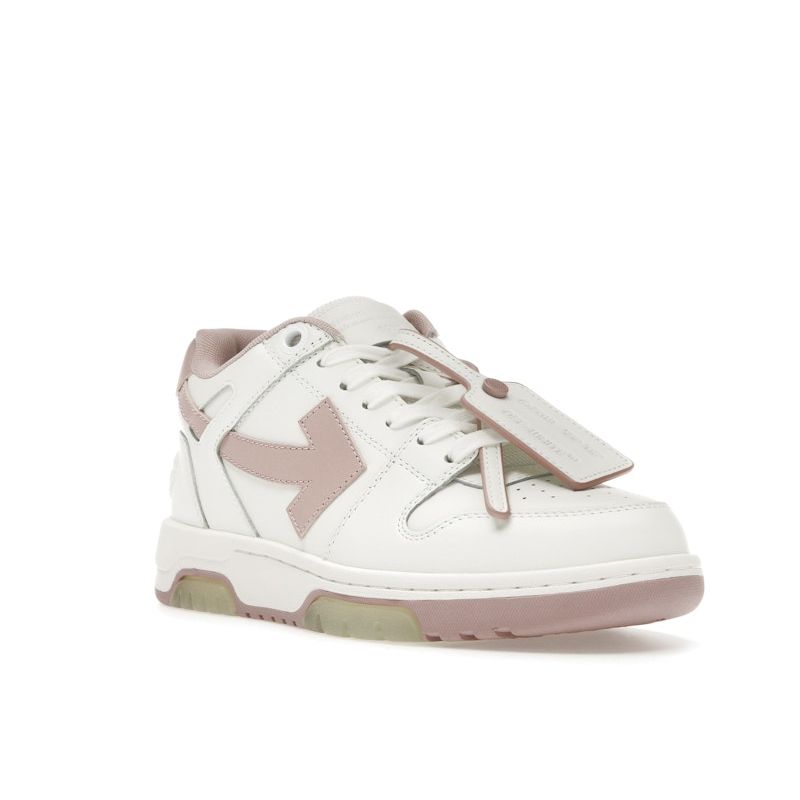 Off-White Out of Office Бело-розовые 2023 Женские кроссовки OWIA259C99LEA005-0130