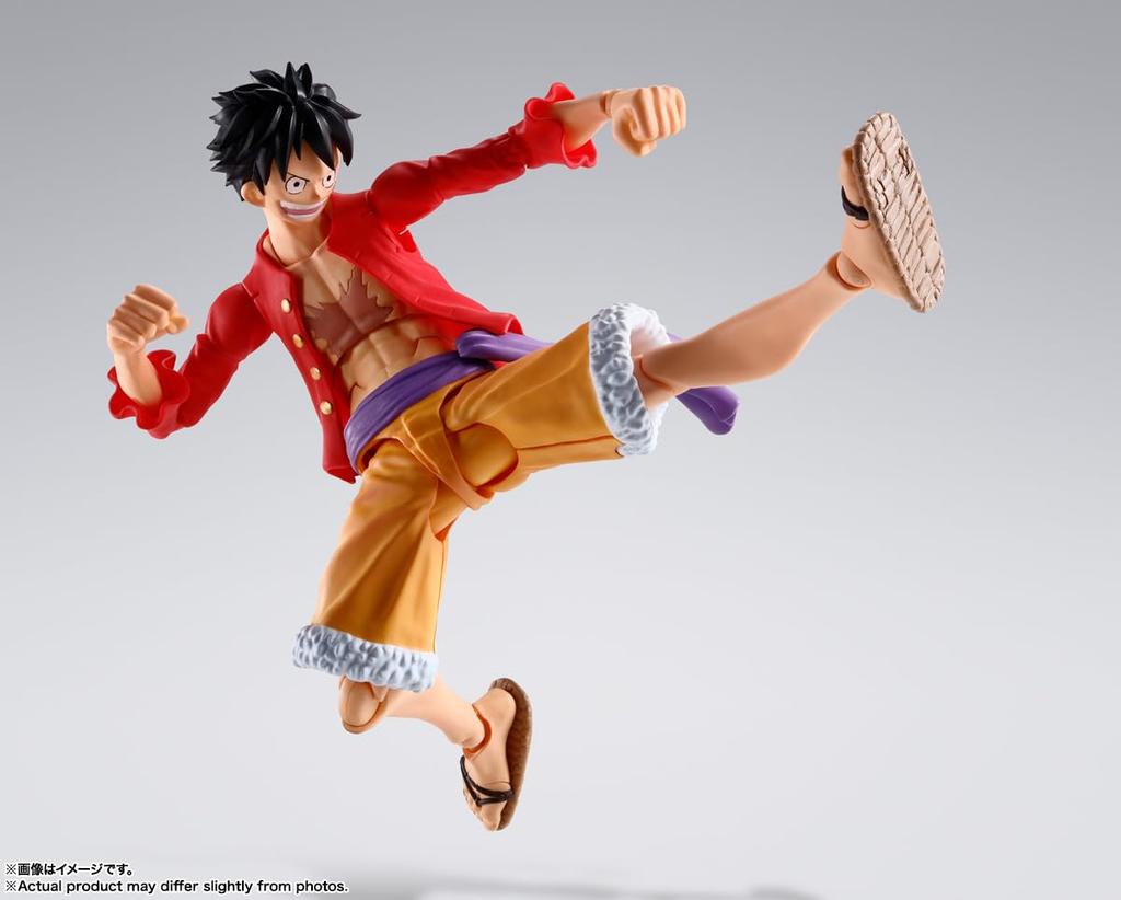 TAMASHII NATIONS ONE PIECE Monkey Luffy Onigashima Invasion 145 мм ABS ПВХ окрашенная подвижная фигурка SHFiguarts D. - - приблизительно. &