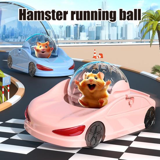 Мяч для бега хомяка, игрушка, прозрачный мяч, колесо для упражнений хомяка, обзор 360 градусов, бесшумное колесо для фитнеса для маленьких домашних животных
