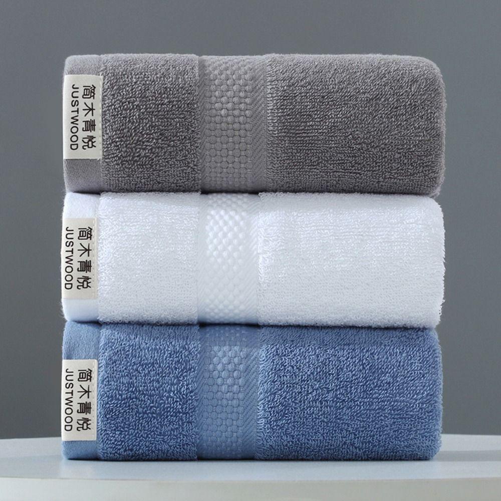 Thickened Shower Towel High Absorbent Cotton Towel Portable Face Towel Kids/Adults
