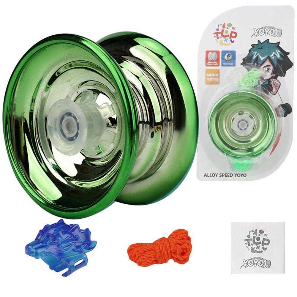 Kids Beginners Interesting Toy High Speed Metal Yoyo Luminous Yoyo Competition Yo-Yo Aluminum Yoyo