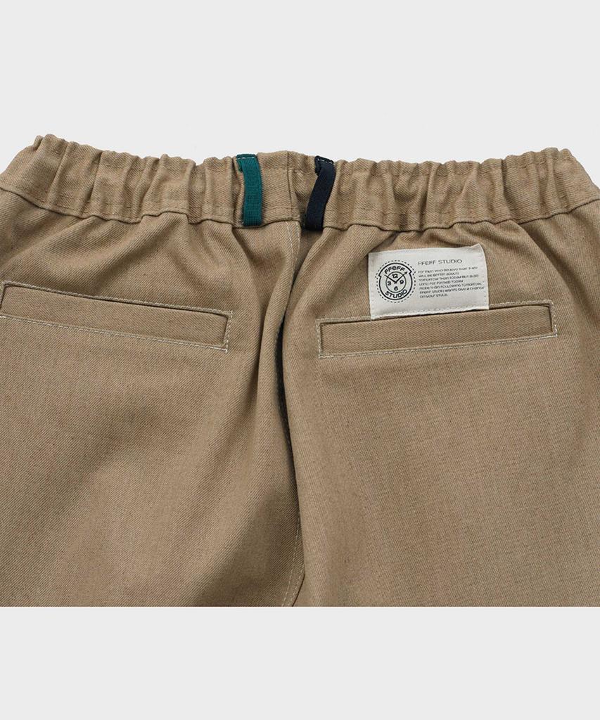 FFEFF STUDIO Джинсы с эластичным поясом Sahara Selvedge Denim (бежевый)