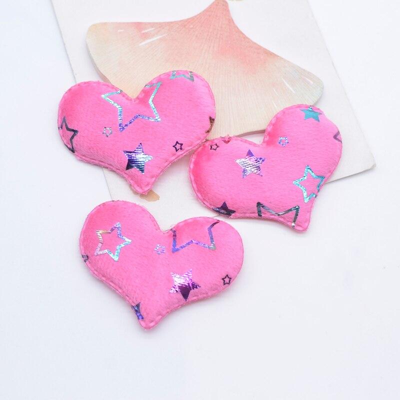 24 шт. 55*42 мм, плюшевые бронзовые узоры, аппликации в форме сердца для одежды, шляпа, нашивки для шитья, головные уборы «сделай сам», заколки для волос, аксессуары с бантом