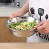 Нержавеющая сталь, салат, яйцо, круглая домашняя кухня, выпечка, смешивание, приготовление пищи, миска