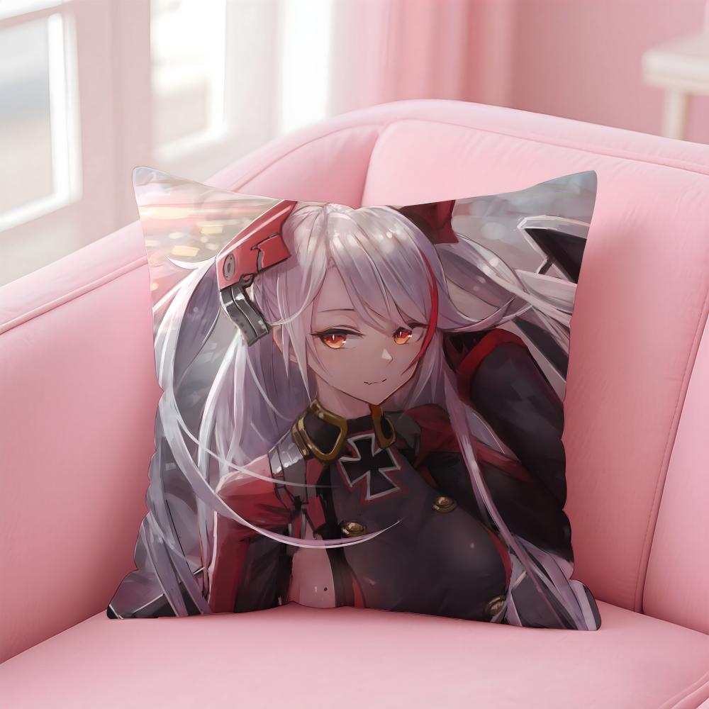 Hot Chinese Game Anime AAzur LaneS Cushion Cover Pillow Case Soft Skin Friendly Fabric Concealed Zipper