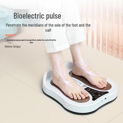 Электрический импульсный массажер для ног EMS акупунктурный коврик с теплотерапией