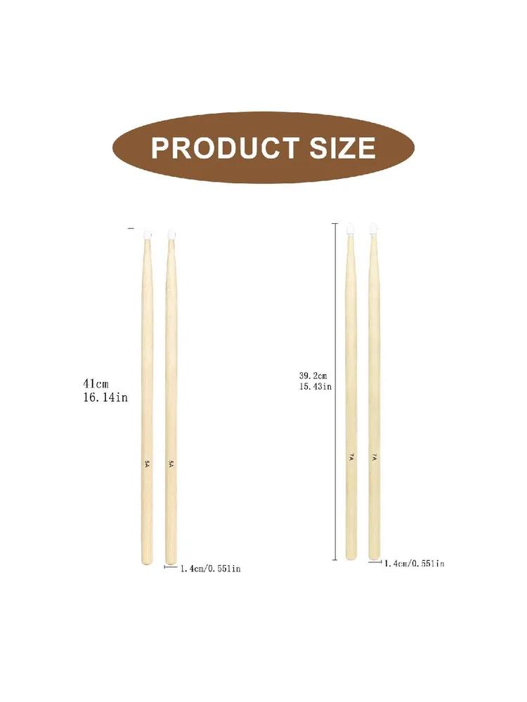 (1 pair) Drumsticks with nylon tip, maple - 5A