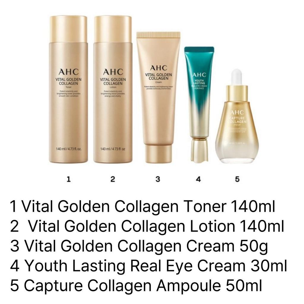 AHC Набор Vital Golden Collagen Youth Total Care