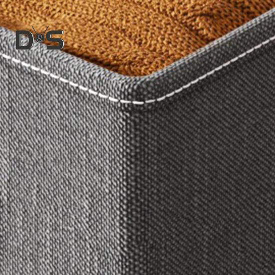 Ящик для хранения одежды с пылезащитной крышкой, складная конструкция, большая вместимость, корзина для хранения игрушек и одеял с усиленными ручками