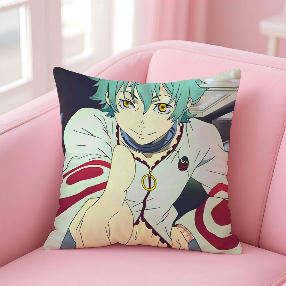 Dark Action Japanese Anime DDeadman Wonderland Cushion Cover Pillow Case Soft Skin Friendly Fabric Concealed Zipper