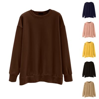 Женское свободное удобное повседневное модное и теплое нижнее белье с бесшовным круглым вырезом и толстым велюровым топом