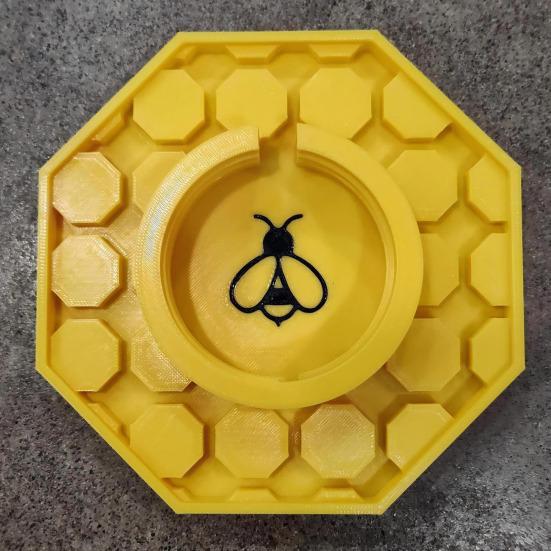 Пчелиная поилка Садовая кормушка для пчел для банки Мейсона 3D-печатная станция для поения пчел Инструменты для пчеловодства для улья Аксессуар для пасеки