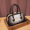 Trendy Genuine Leather Women's Crossbody Handbag 2025 - Versatile for Middle-Aged Mothers