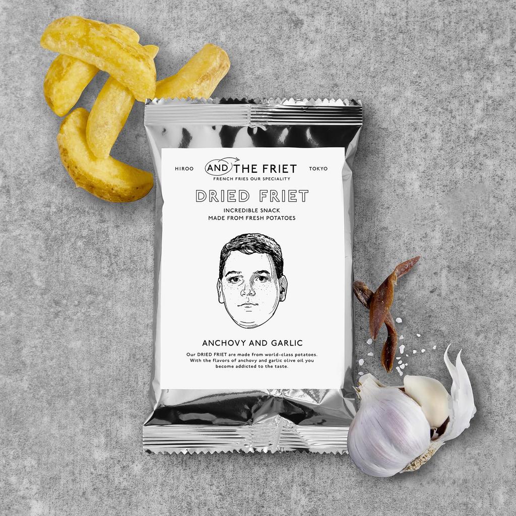 DRIED FRIET Mini 20 Pieces the Frit Dried Gift Box Tokyo Souvenir Potato Chips Western Confectionery Present 20 GIFT BOX MINI Official [And - Frit]