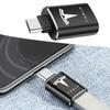 1 шт. Автомобильный адаптер для зарядки Конвертер Type-C в USB Автомобильные аксессуары для Tesla Model 3 Model X S 2016-2020 Наклейки TM3 TMX TMS Наклейка