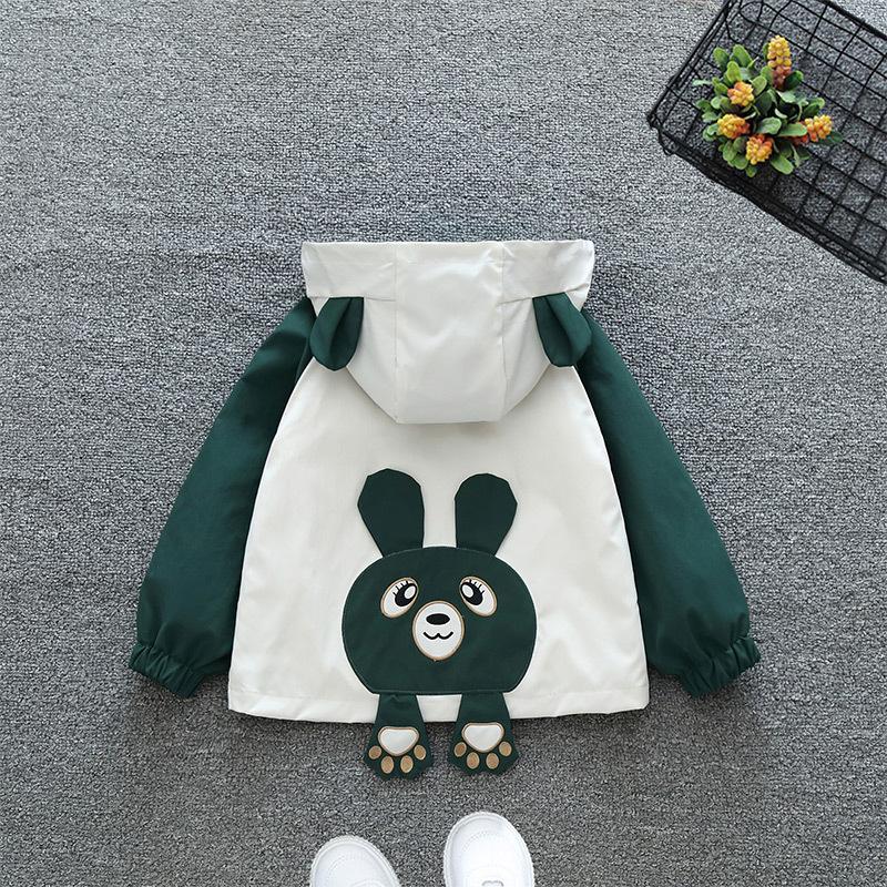 Детское повседневное пальто весна-осень Милая куртка с рисунком Куртка для мальчиков и девочек