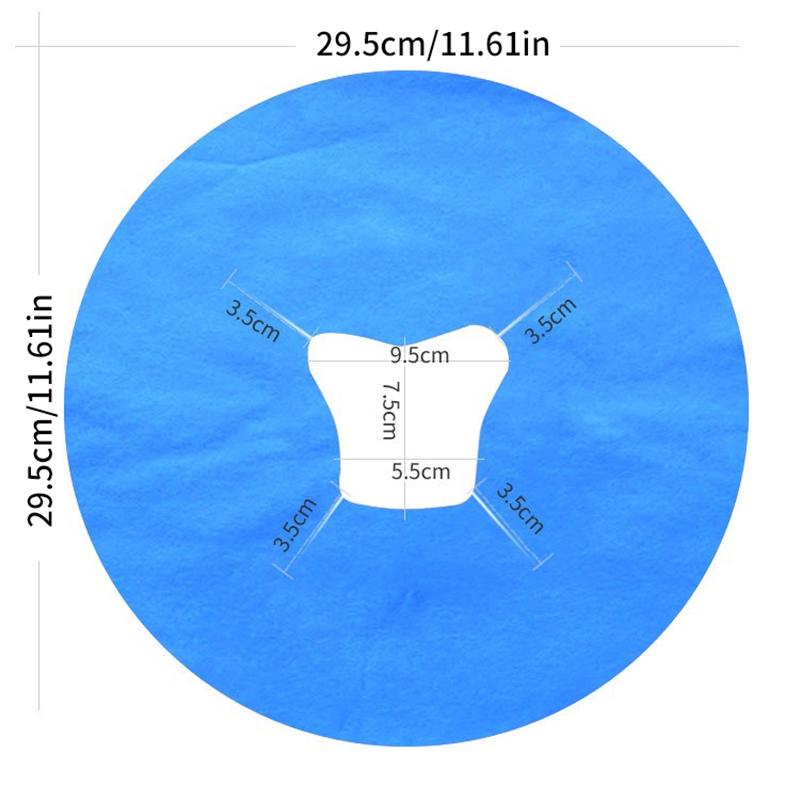 100 шт. одноразовые простыни для массажного стола, подголовники, наволочки для подушек для лица, чехлы для массажных подушек для лица, подголовники для стола