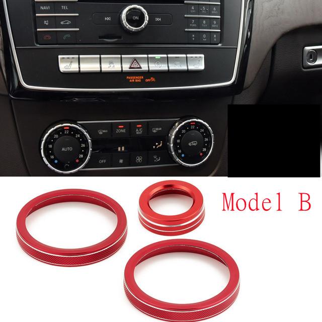 Автомобильный регулятор громкости кондиционера, кольцо, накладка для Mercedes Benz ABCE GLK GLA CLA ML AMG GLE M SL GLS G GL CLS Class