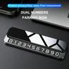 Metal Parking Number Plate Hidden Design Phone Number Holder  Valet Parking