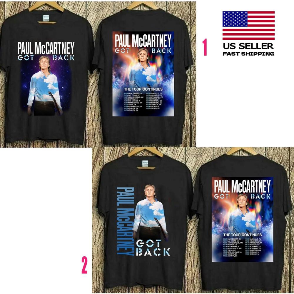 Новая одежда на заказ Paul McCartney Got Back Tour 2025 Северная Америка Унисекс Футболка