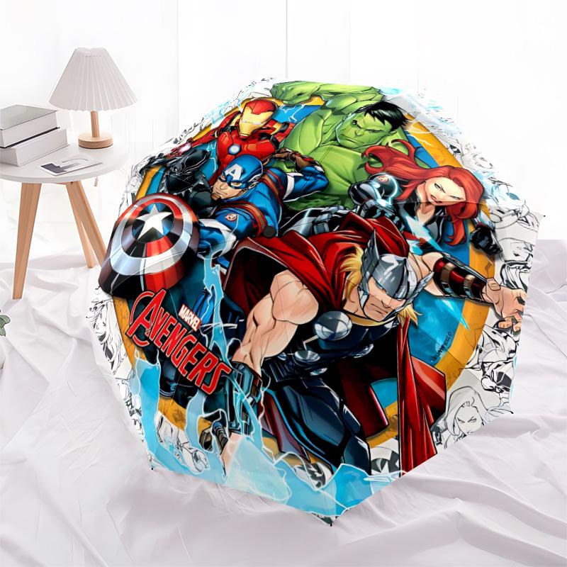 1pc Marvel Avengers Automatic Open/Close Umbrella - 8-Rib Stability - All-Season Everyday & Formal Use yy251022016