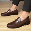 Модный Роскошный Бренд Мужские Летние Дышащие Повседневные Кожаные Туфли Модные Новые Мужские Удобные Перфорированные Деловые Лоферы для Отдыха