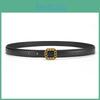 Women Retro Waist Belt In Pu Material With Alloy Plate Buckle For Use Daily