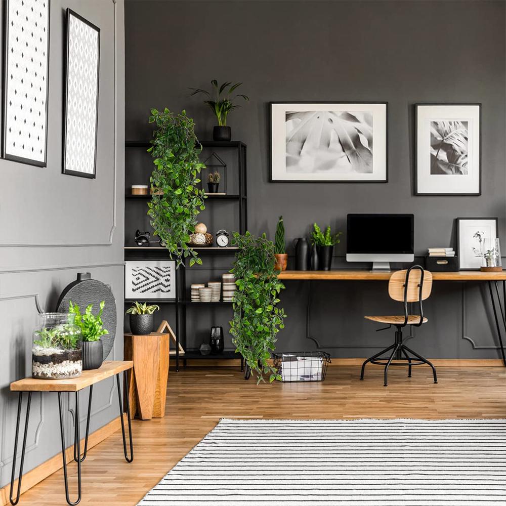 Искусственные листья плюща, бегония, искусственные листья, венок из виноградной лозы, листья растения, искусственное растение, украшение дома, веревка из ротанга, стена