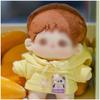 Одежда для кукол YUYAKESHI из хлопка, одежда для кукол, одежда для плюшевых игрушек, парка с капюшоном, милое пальто с ушками, без атрибутов. (Желтый, 20см)