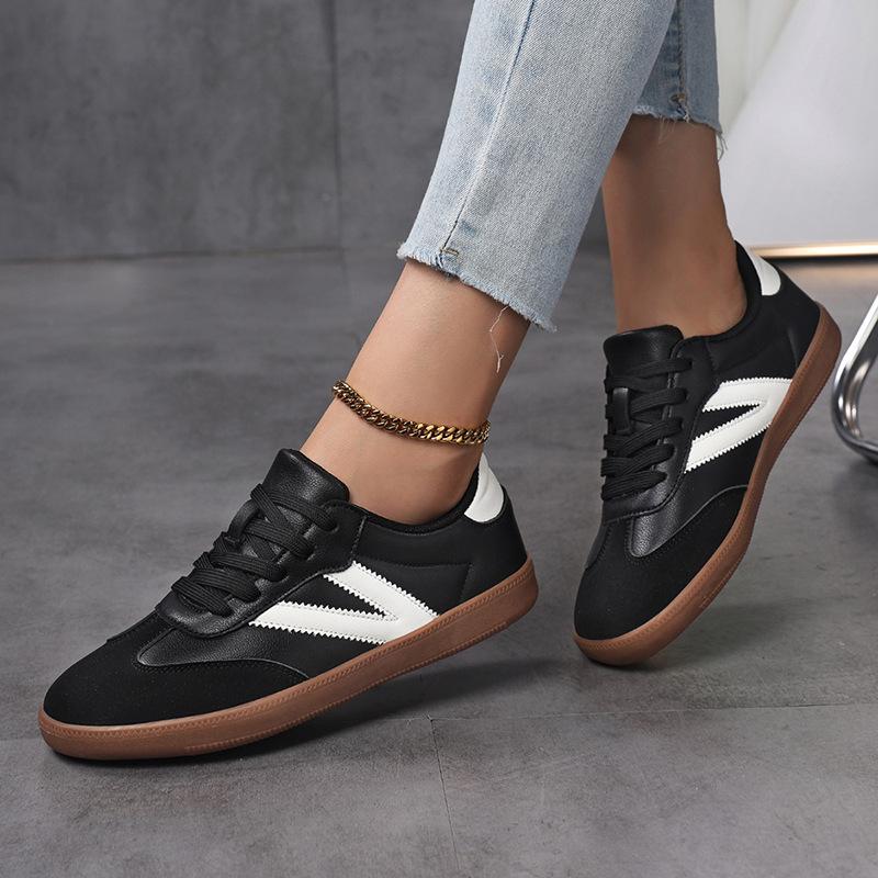 Большой размер осень и зима новая повседневная обувь на плоской подошве спортивная универсальная спортивная обувь для скейтборда белая обувь женская