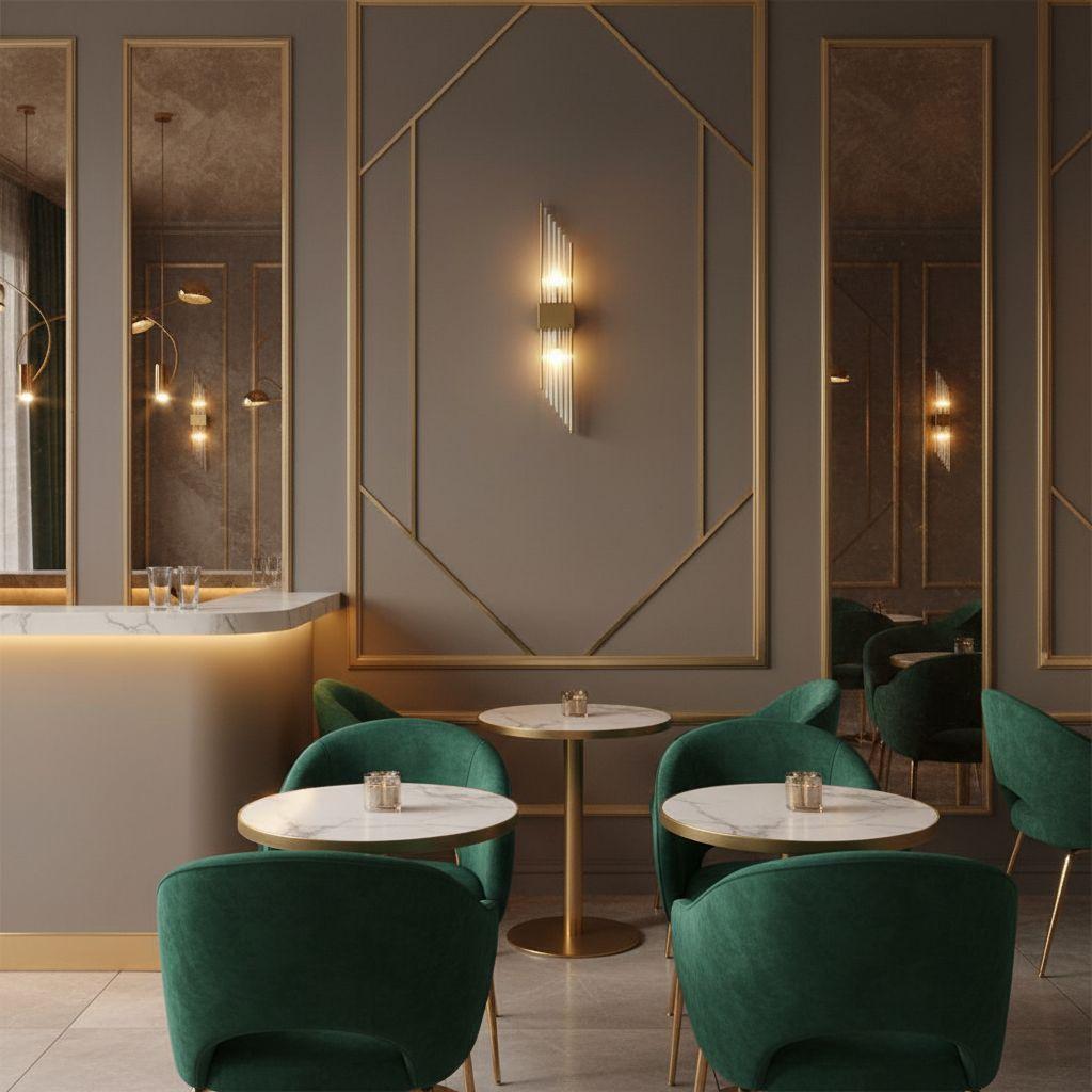 Slash - Large Crystal Wall Lamp 50cm, 2xE14, Gold, Brass