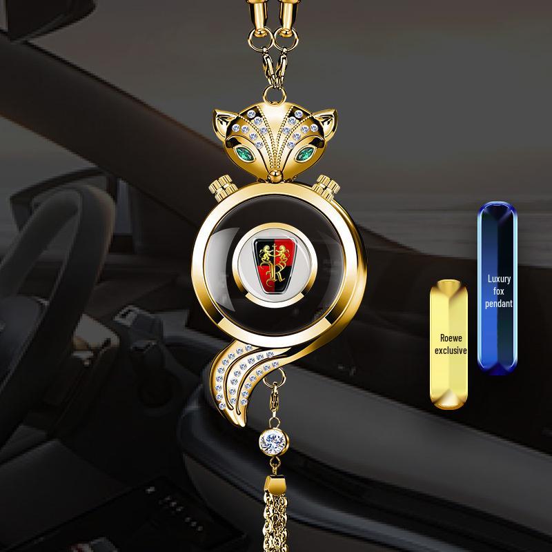 Хрустальный подвесной освежитель воздуха для автомобиля в виде лисы - Подвеска на зеркало заднего вида